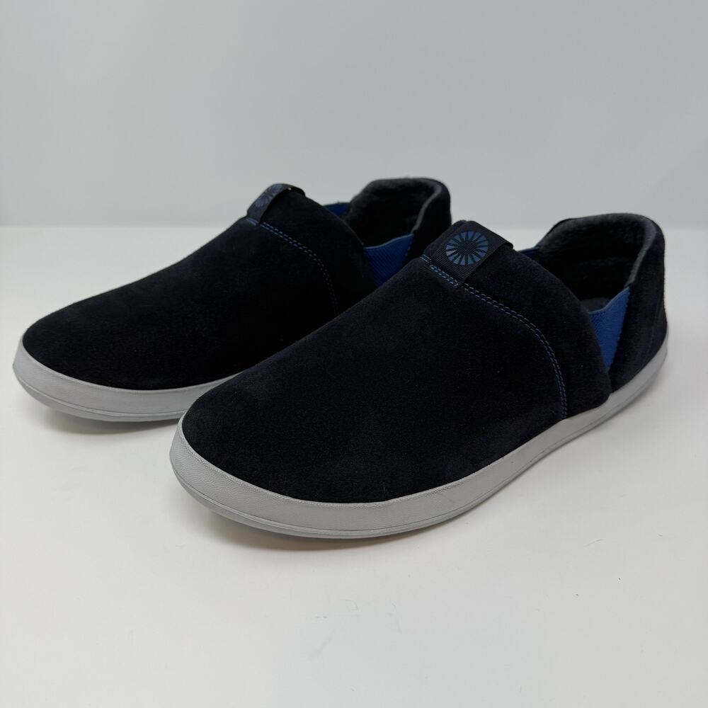 Ugg Suede Tread-Lite Loafers Men's 11 Blue Comfort Shoe Men's Casual Preppy EUC - Picture 1 of 10
